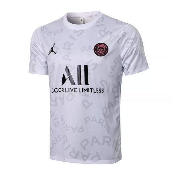 Trainingsshirt Paris Saint Germain 2021-22 Weiß Fussballtrikots Günstig